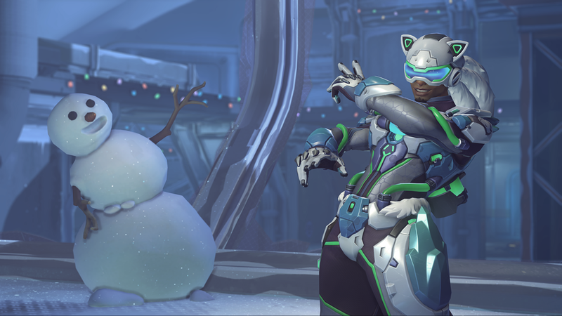 Illustration for article titled Overwatch Winter Update Brings Festive, Furry Skins, But Little Else